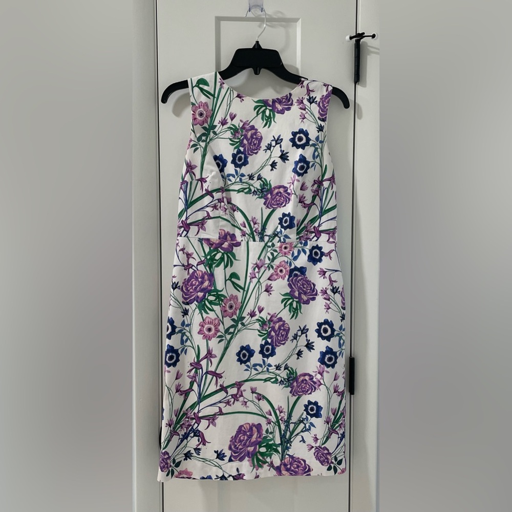 Purple and Navy Floral Dress from Talbots